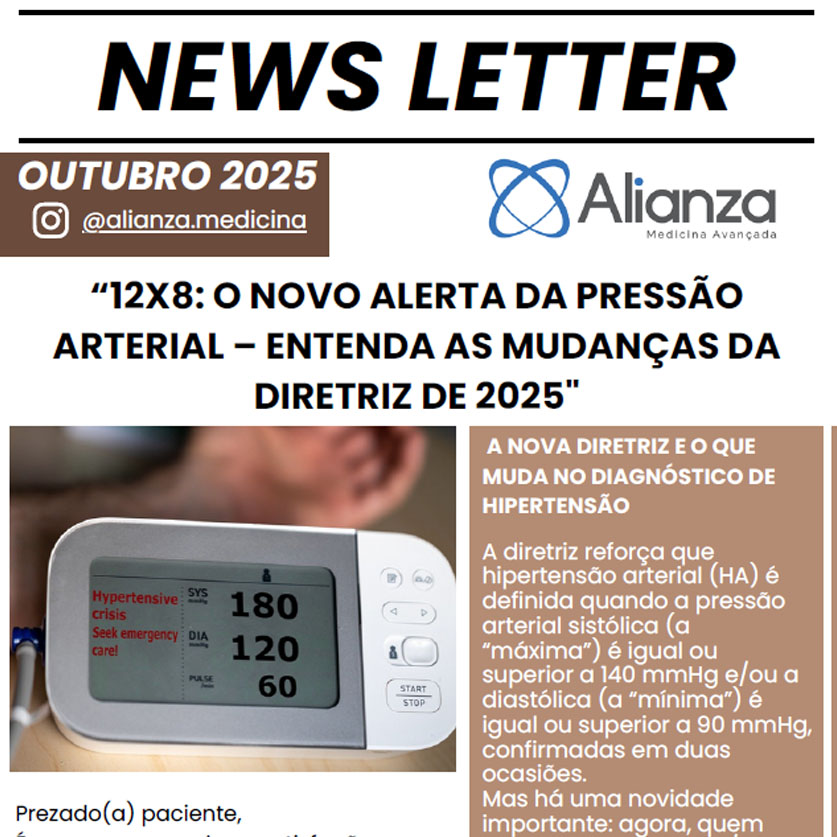 12X8: O NOVO ALERTA DA PRESSÃO ARTERIAL – ENTENDA AS MUDANÇAS DA DIRETRIZ DE 2025