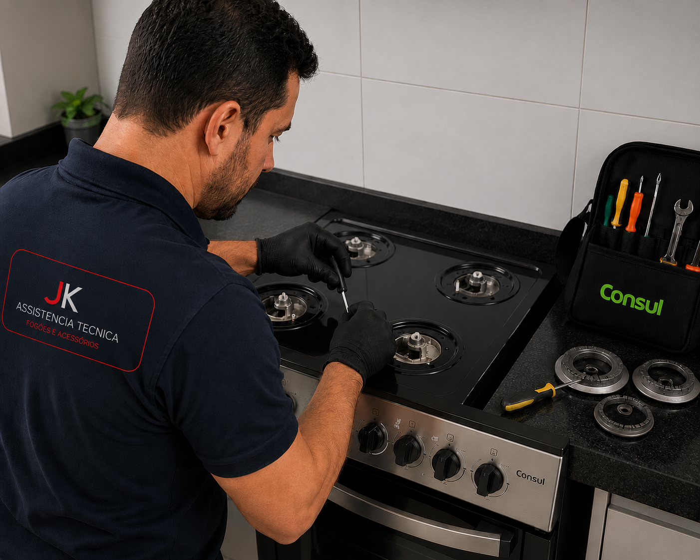 T&eacute;cnico Especialista em Fog&otilde;es e Aquecedores